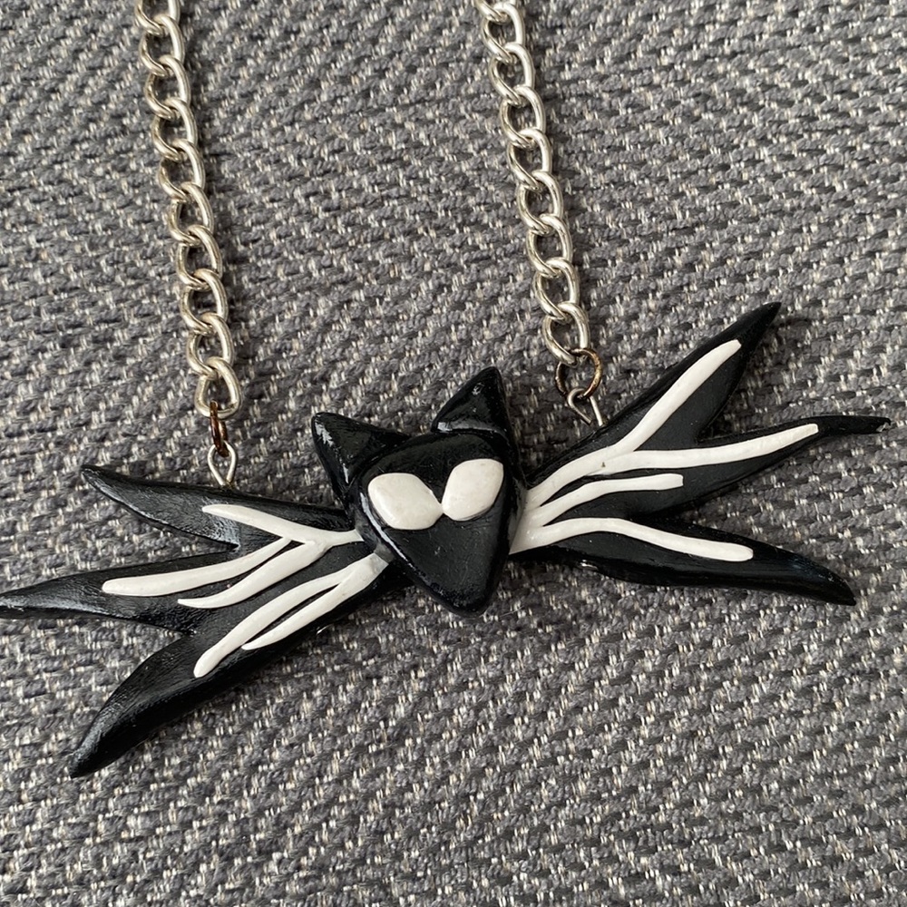 Nightmare Before Christmas Jack Skellington Inspired Necklace
